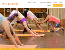 Tablet Screenshot of livingstoneyoga.com